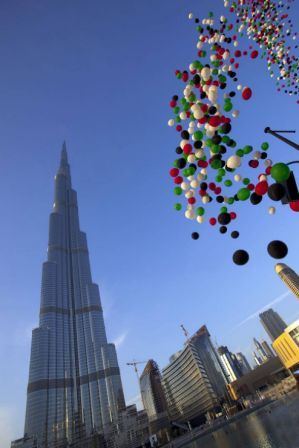 жилой этаж в башне Burj Khalifa